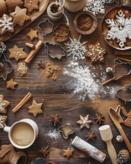 Day 14 ✨Embrace the calm before the cookie storm! Gathering ingredients, playfully shooing the kids from the kitchen, and savoring those delightful holiday aromas wafting from the oven—all part of crafting unforgettable memories and cherished traditions.#BakingJoy #FestiveFlavors